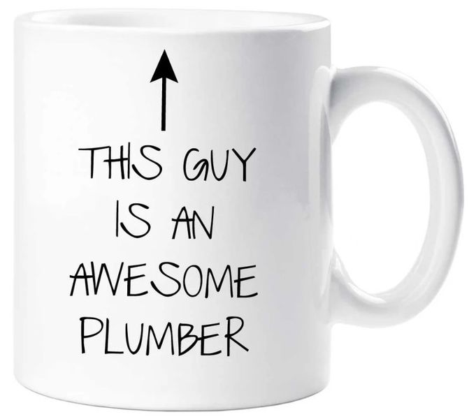 This Guy Is An Awesome Plumber Birthday Christmas Father's Day Gift Mug