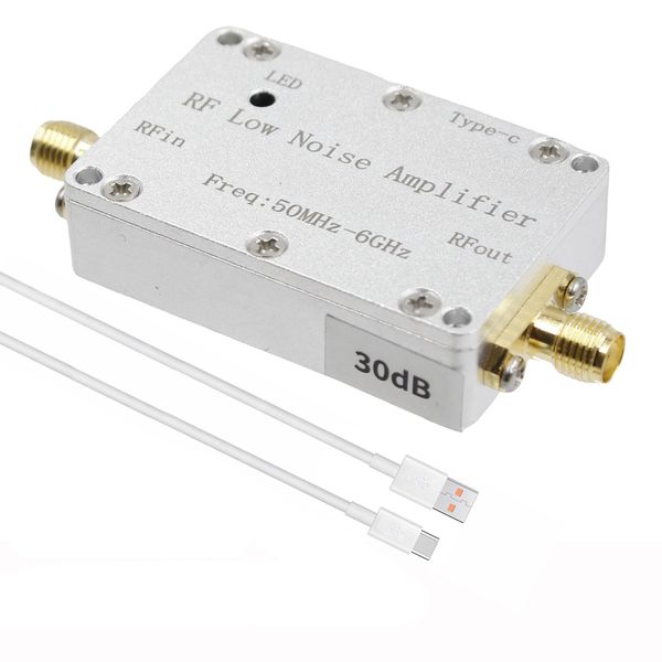 50M-6GHz 30dB RF Low Noise Amplifier LNA Drive Receiver