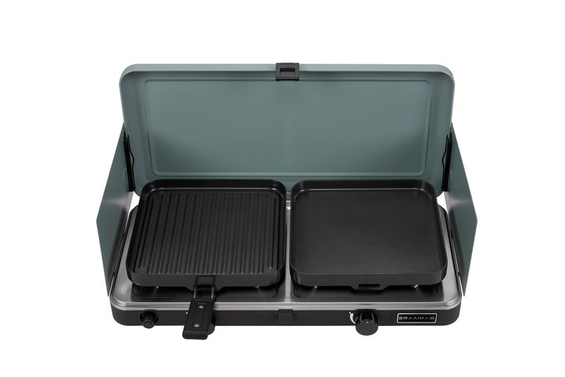 BraaiMaxx 2 Plate Piezo Camping Stove