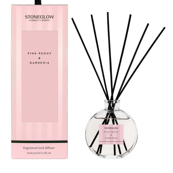 Stoneglow Fragranced Reed Diffuser - Pink Peony &amp; Gardenia