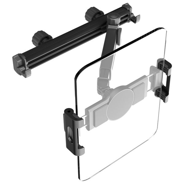 3 In 1 Car Rear Seat Tablet Holder Magnetic Phone Mount with Hanging Hooks