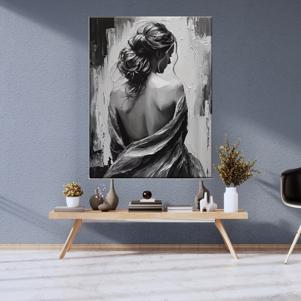 Modern Dern Abstract Girl Wall Art
