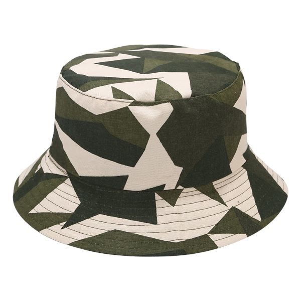 Green &amp; White Bucket Hat