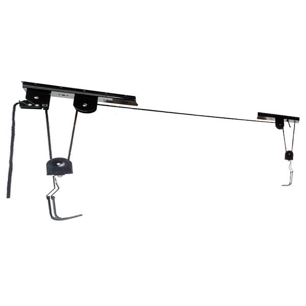 Bicycle Lift Storage Ceiling Roof Rack System Hoists Garage Ladder Pulley