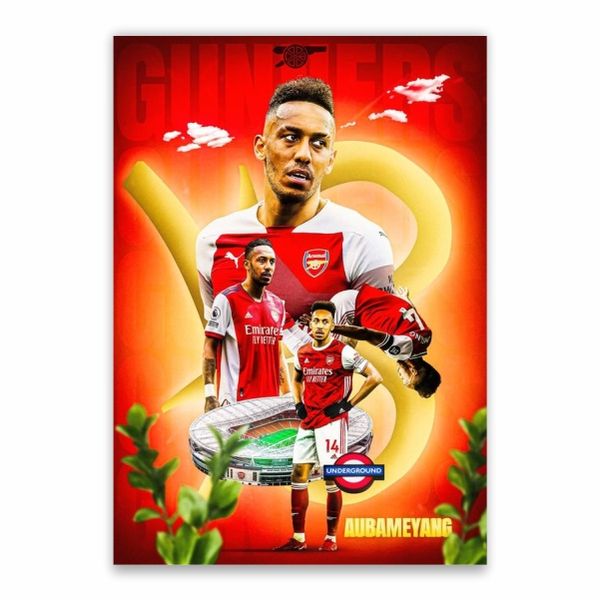 Aubameyang Arsenal The Emirates Poster - A1