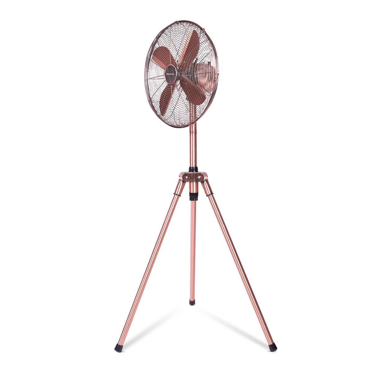 Taurus Fan 3 Speed Height Adjustable Pedestal Steel Copper 40cm 50W