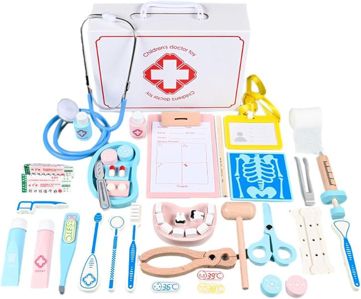 Doctor Kit Toy Medical Play Set, Interactive Role Play Toy Set - 42 Piece