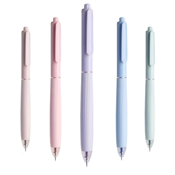 5-Piece Morandi Pastel Color Palette Pen Set - Multicolor