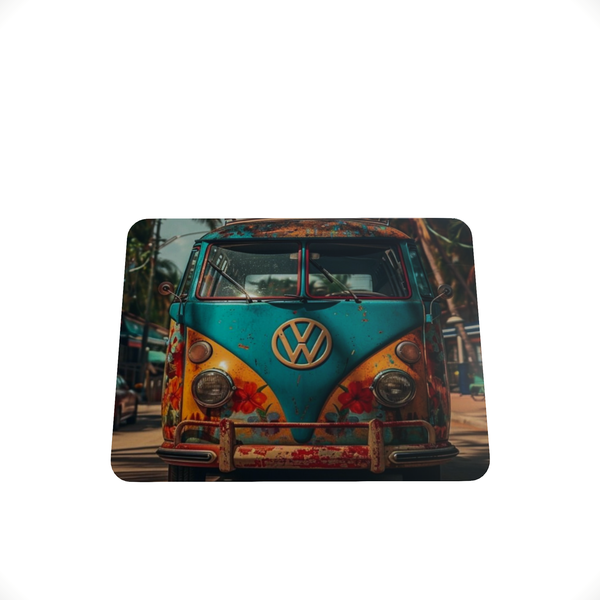 VW Orange Van D-Mouse Pad