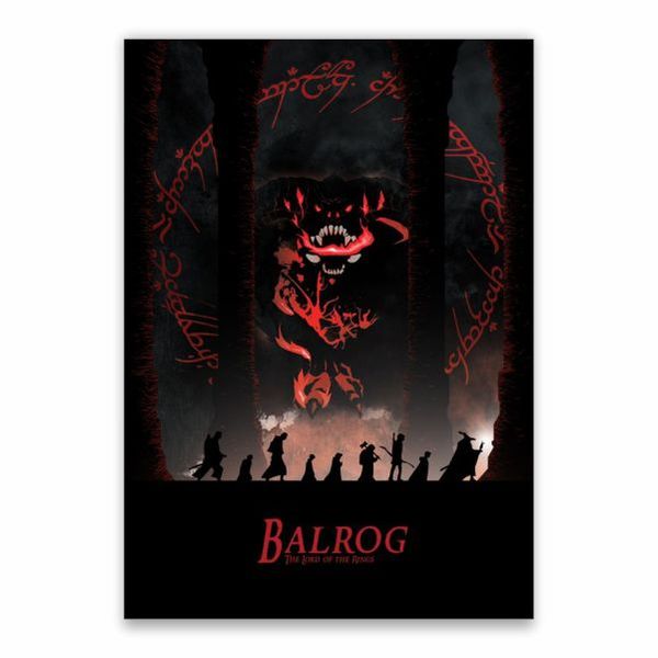 Balrog LOTR Poster - A1