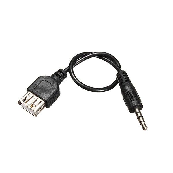 SlingTech 3.5mm Stereo Male to USB Female Adapter - 10cm
