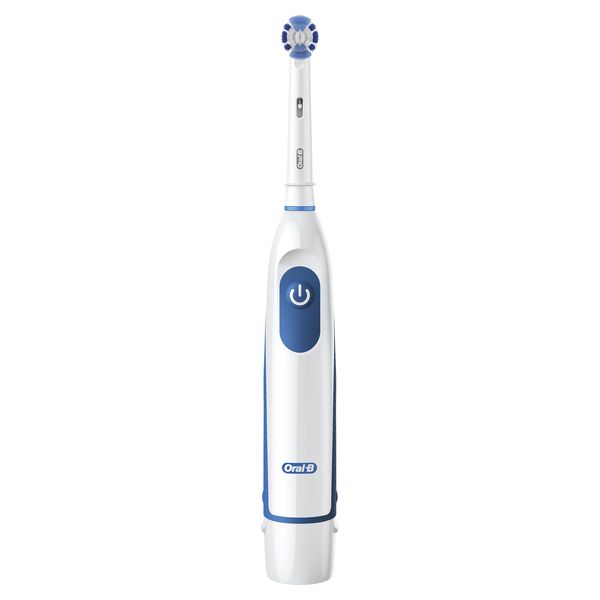 Oral-B DB 5.010.1 PRO Battery Powered Toothbrush Precision Clean, 9000 Revolution Per Minute for Superior Clean, 2D Cleaning - White