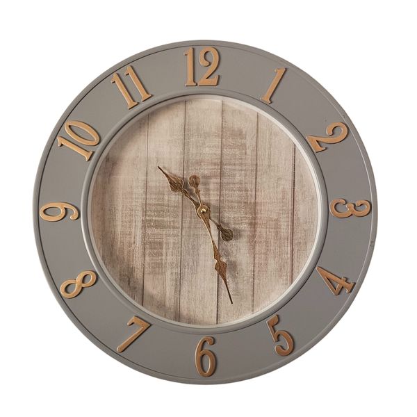 Farmstyle Battery Powered Analogue Wall Clock