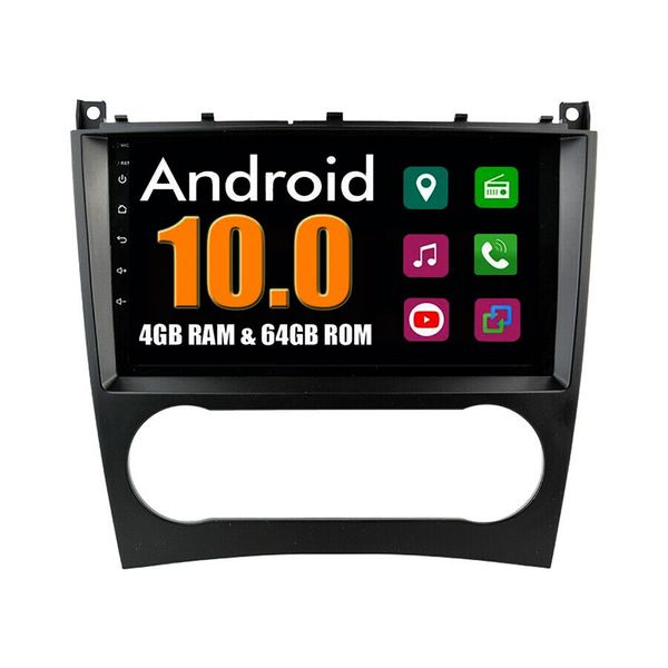 Mercedes Benz W203 2004 - 07 Android GPS Navigation Radio with CarPlay