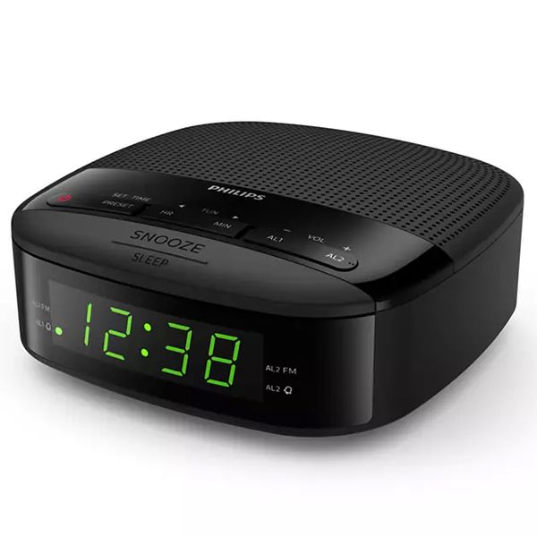 Philips TAR3205 Digital FM Clock Radio - Black