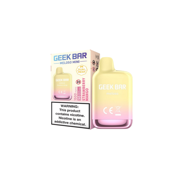 Geek Bar Meloso Mini 1500 50mg Strawberry Mango