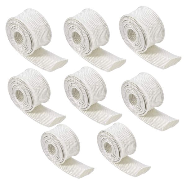 Fiberglass Heat Protection Hose Sleeve Set of 8