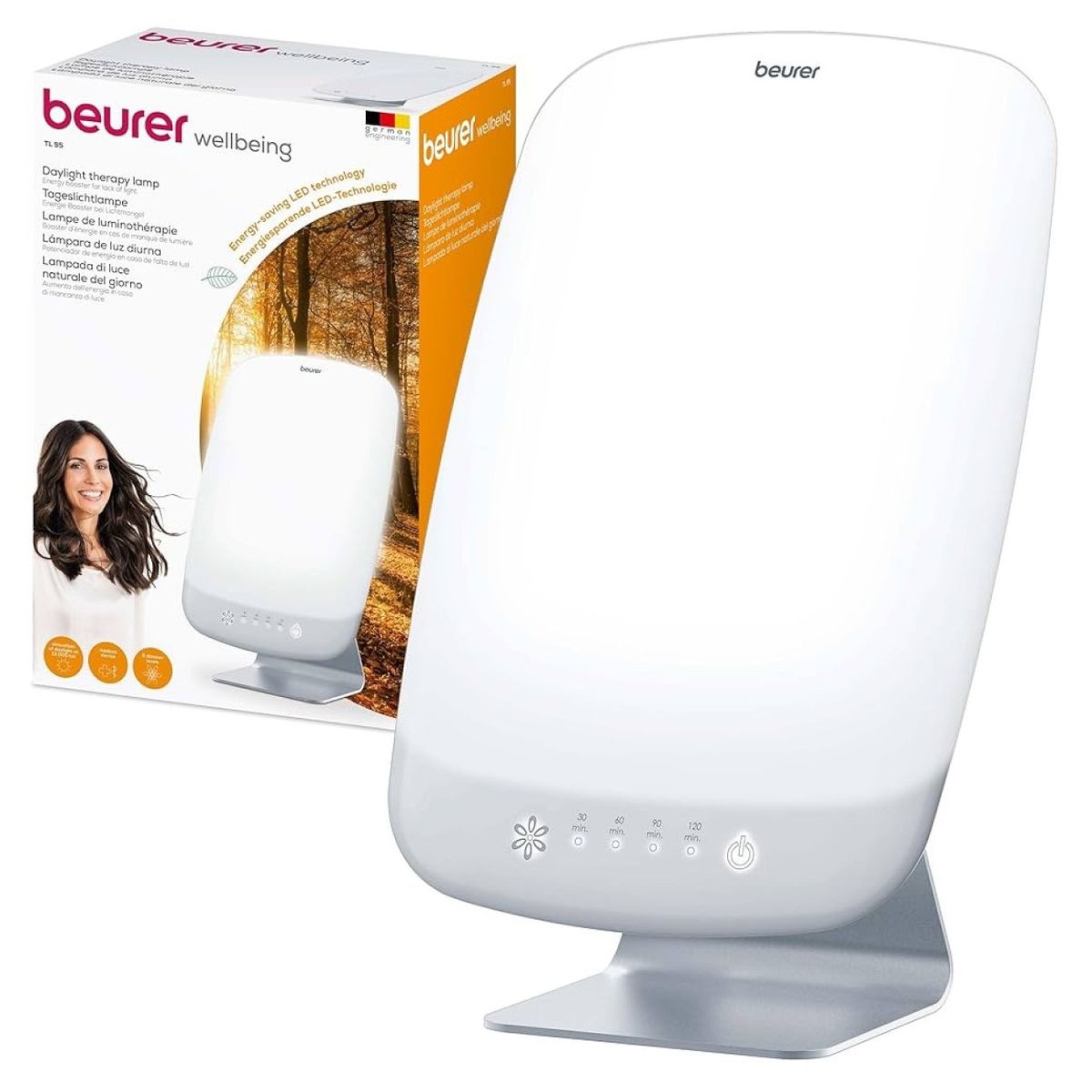 Beurer Daylight Lamp: SAD Therapy, SunLike LED, Mood & Energy Boost TL 95