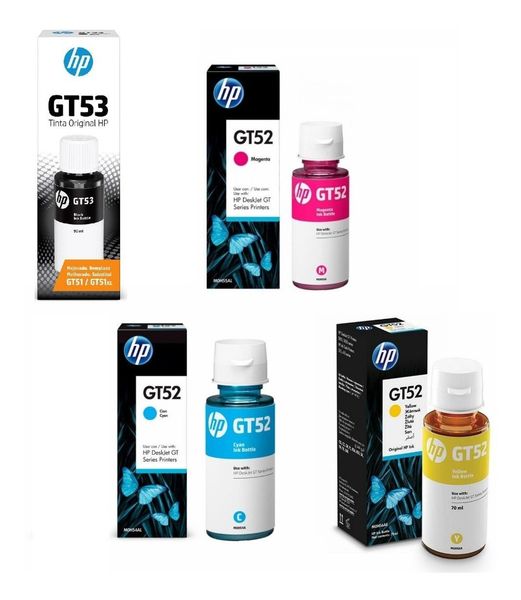 HP Bottle Inks GT53XL/GT51XL /GT2 Multipack (OEM)