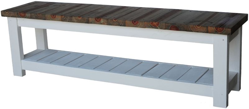 Mnguni 1.5m Entrance Bench/Table, with shelf at bottom from Wood