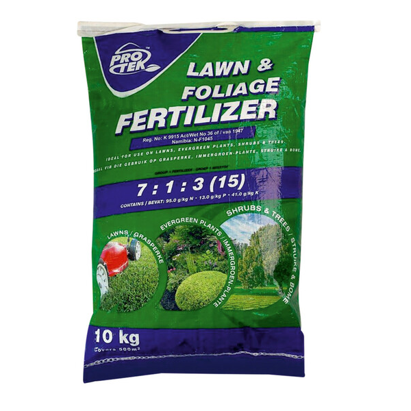 Pro Tek Lawn and Foliage Fertilizer - 10kg / 7:1:3 (15)