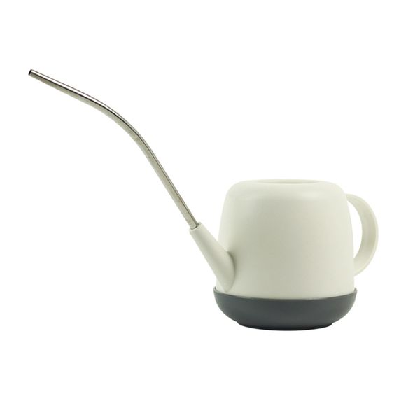 1L White Plastic Watering Can