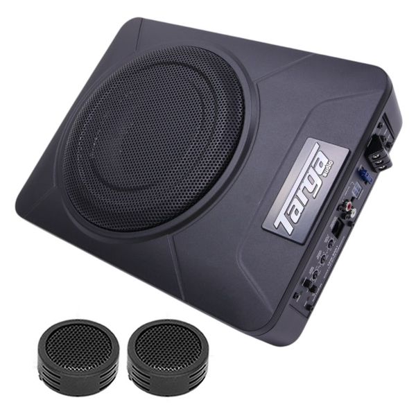 Targa TAW-8001 - 8" 8000w Active Under-Seat Subwoofer &amp; Evo Tweeters