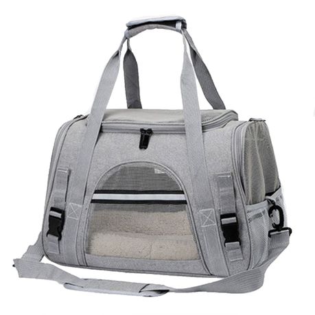 Mesh Breathable Pet Carrier Backpack Foldable Handbag for Dogs Cats Travel Image