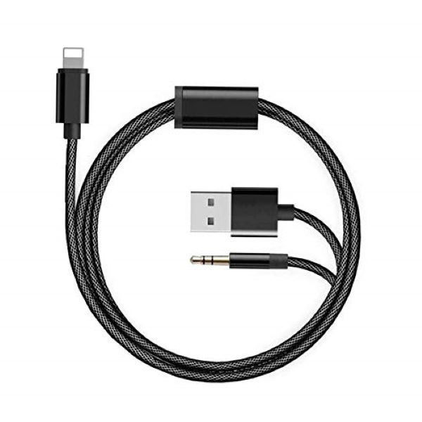 Lightning To 3.5mm Charging &amp; Listening AUX Cable - 1.2m