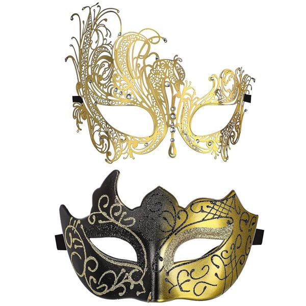 Venetian Masquerade Mask Couple Mask Party Evening Costume Accessory