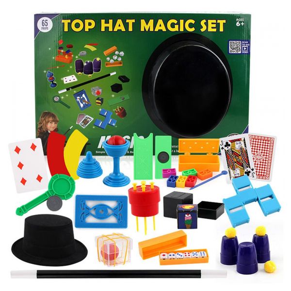 Ultimate Top Hat Magic Tricks Set - 16 Pieces
