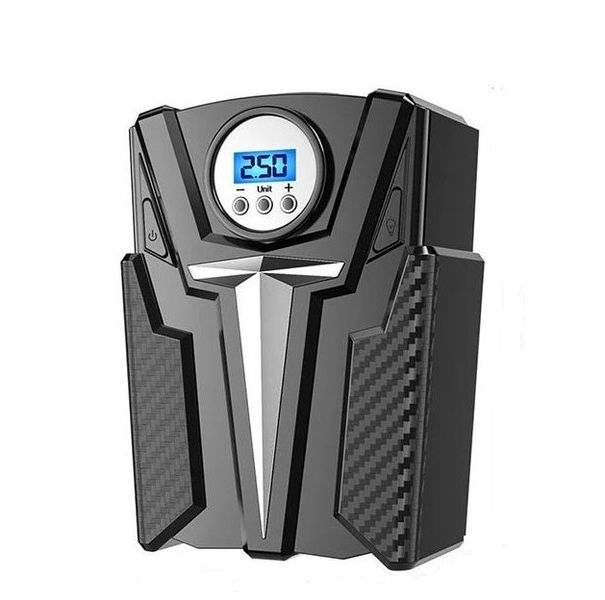 GLS-13991 Black Portable Air Presure Tyre Pump 12V