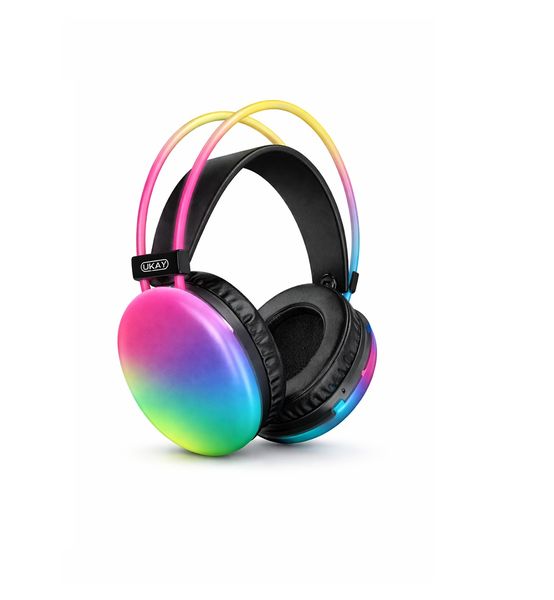 UKAY AKZ-K81 RGB Wireless Headphones Bluetooth 5.3 Disco Pulse 30H Playtime