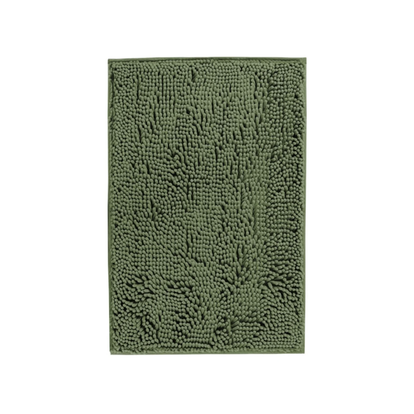 Eco-Friendly Super Absorbent Non-Slip Shaggy Bath Rug - 90 x 60cm