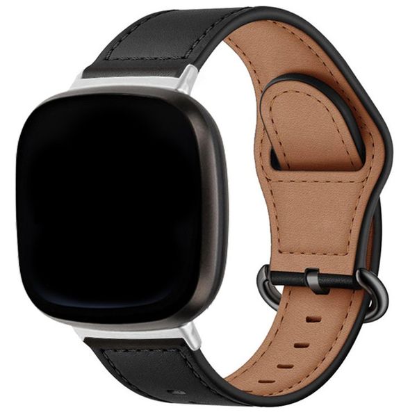Fitbit Versa 3 Genuine Leather watch strap - Pink
