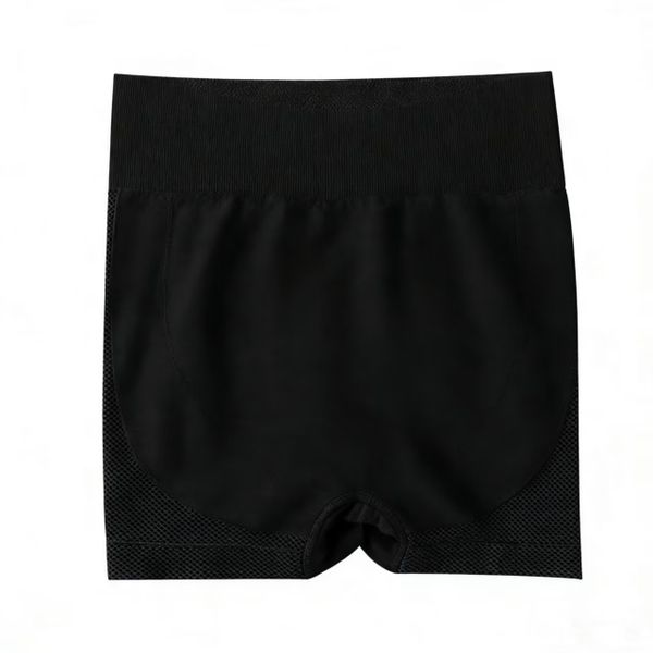 Women, Girls Black Nylon Slim Shorts