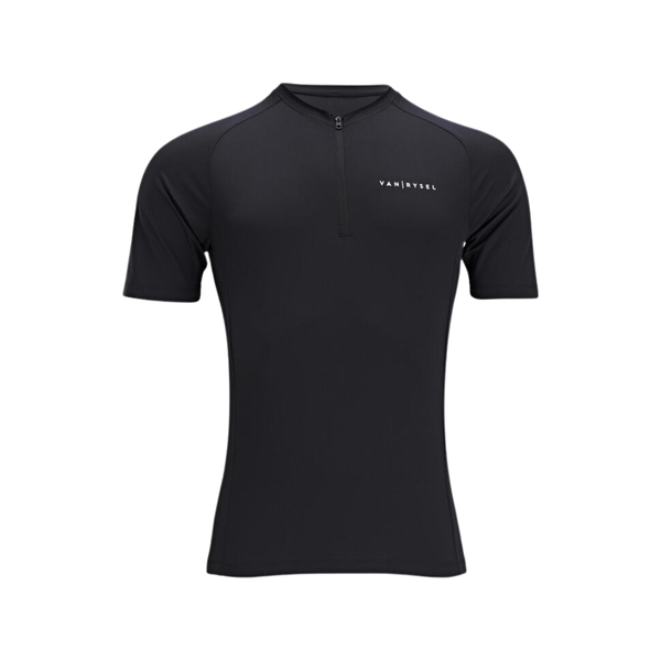 Van Rysel Men's Short Sleeve Road Cycling Summer Jersey - Black