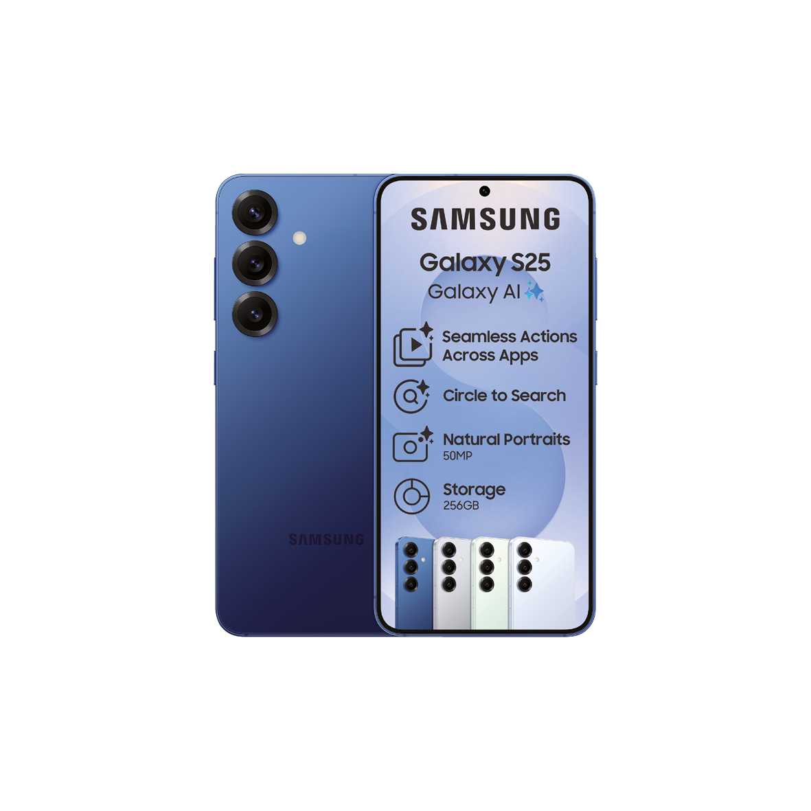 Samsung Galaxy S25 5G 256GB Dual Sim - Navy | Shop Today. Get it