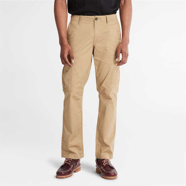 Timberland Core Twill Cargo Pants For Men In Beige