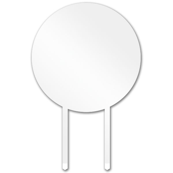 Round Blank Cake Topper