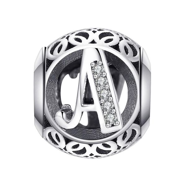 Vintage Letter A Charm