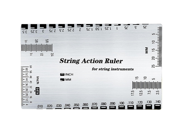 Guitar Action Gauge Ruler, String Height Gauge for Guitar