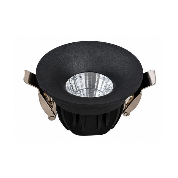 ACDC - 5W LED Down Light Black Cool White 230VAC (Ø85mm)
