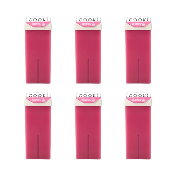 Cooki Strawberry Shortcake Cartridge Wax 100ml - 6 Pack