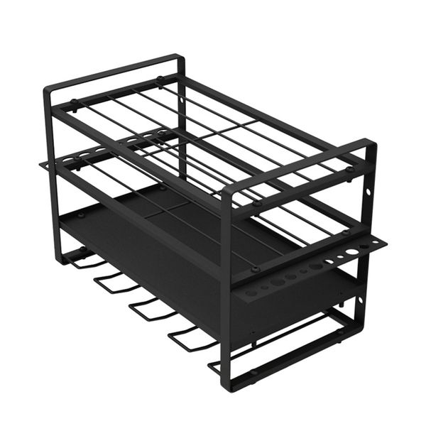 4 Tier Power Tool Organizer Wall Mounted Heavy Duty Holder Shelf