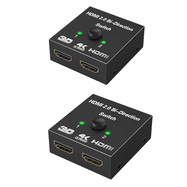 HDMI Bi-Direction Switch, 2-Ports, 4K Video, Fast Switching