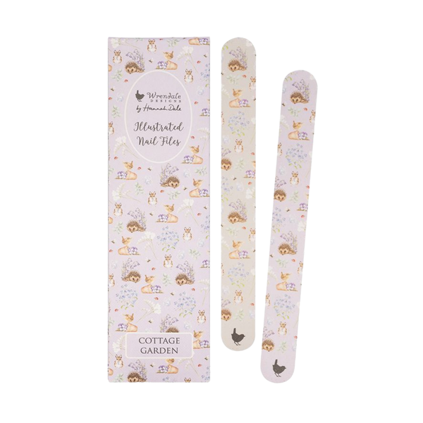 Nail File Set "Cottage Garden" - Hedgehog &amp; Wren