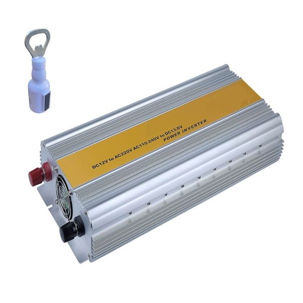 1000W Home Inverter DC12V To AC220V With Bottle Opener