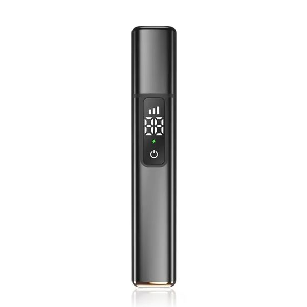 Multifunctional Nasal Hair Trimmer with LED Power Indicator Screen.
