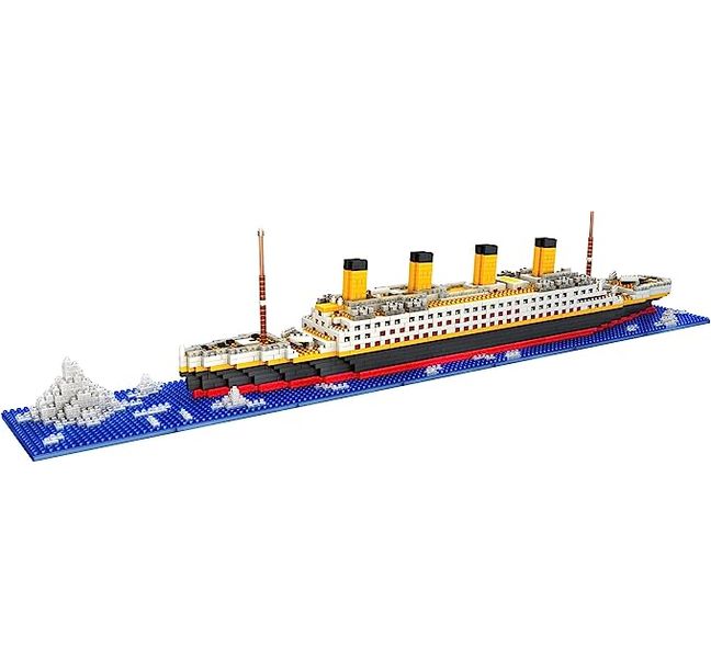 Olive Tree - Titanic Model Building Blocks Set 3D Educational Toy 1860 Piece
